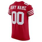 San Francisco 49ers Nike Vapor Elite Custom Jersey - Scarlet