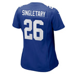Devin Singletary New York Giants Nike Women's  Game Jersey -  Royal/Red