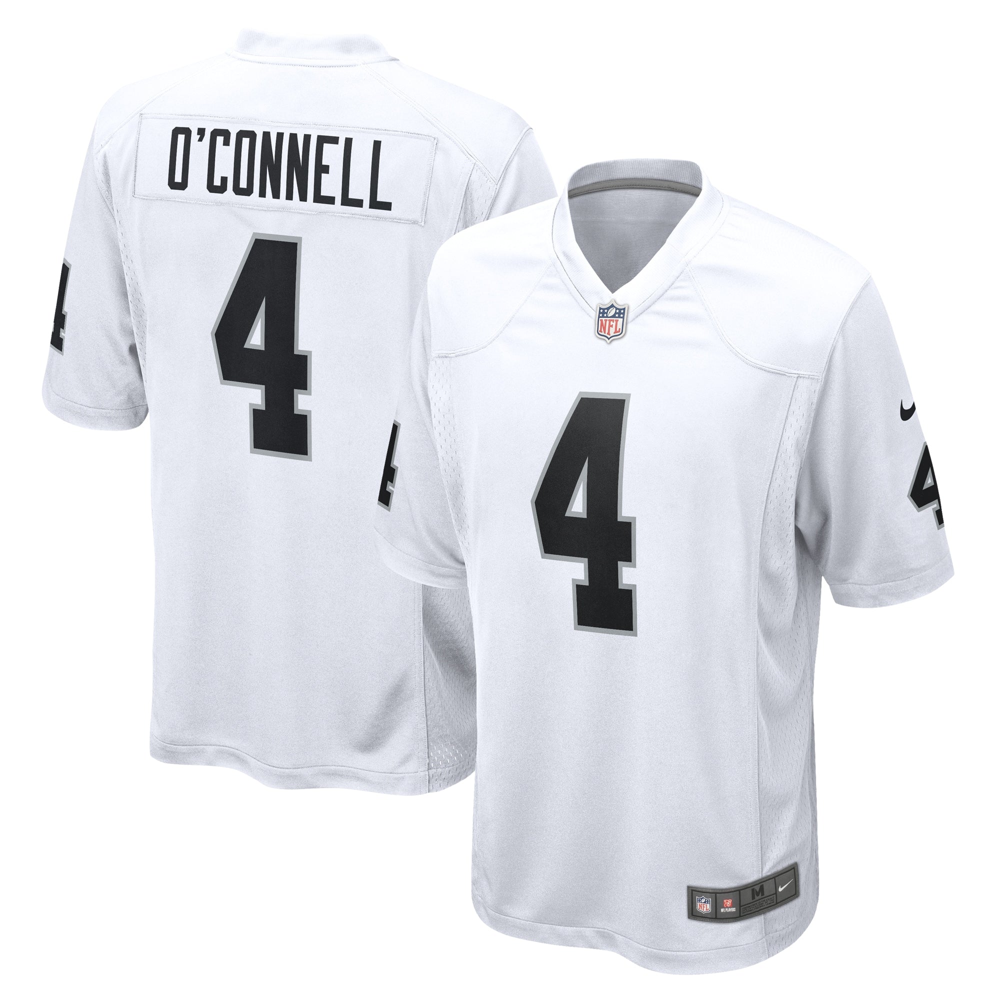 Aidan O'Connell Las Vegas Raiders Nike  Game Jersey -  Black/White
