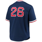 Wade Boggs Boston Red Sox Big & Tall Cooperstown Collection Mesh Batting Practice Jersey - Navy