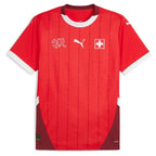 Switzerland National Team Puma 2024 Home Replica Jersey - Red/White