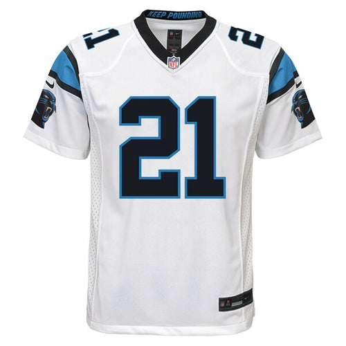 Jeremy Chinn Carolina Panthers Nike Youth Game Jersey - White/Black/Blue