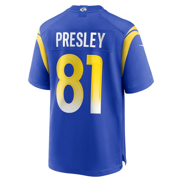 Brennan Presley Los Angeles Rams Nike Team Game Jersey -  Royal