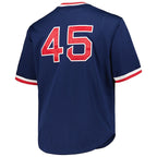 Pedro Martinez Boston Red Sox 1999 Cooperstown Collection Mesh Pullover Jersey - Navy