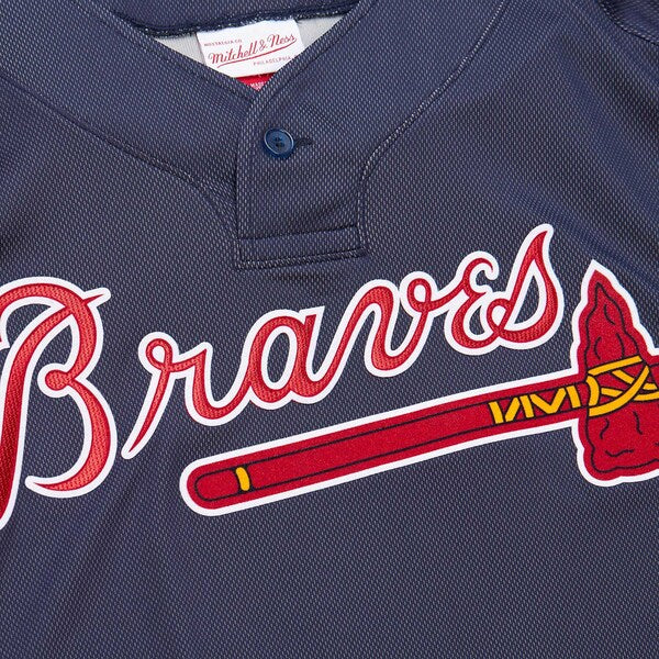 John Smoltz Atlanta Braves Cooperstown Collection Mesh Batting Practice Jersey - Navy