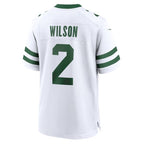 Zach Wilson New York Jets Nike Alternate Game Jersey - Spotlight White/Black/Green