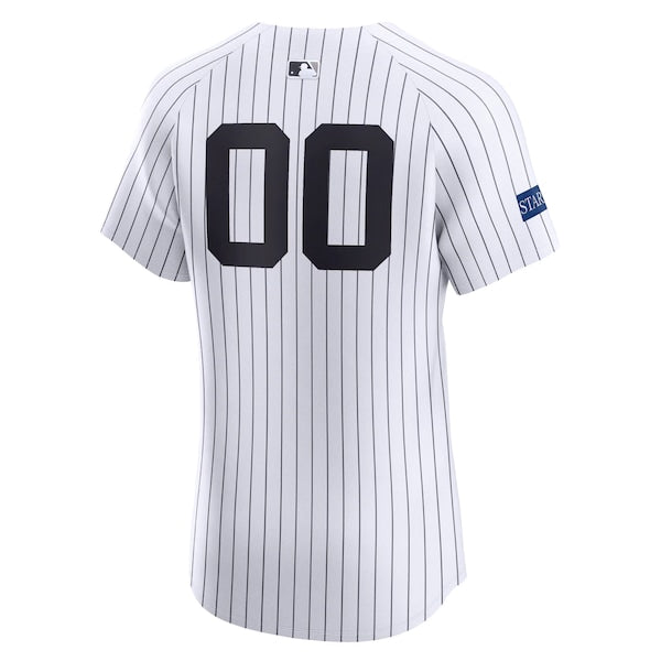 New York Yankees Nike Home Elite Sponsor Patch Pick-A-Player Retired Roster Jersey - White