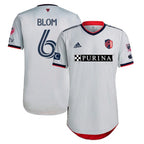 Njabulo Blom St. Louis City SC adidas 2024 The Spirit Kit Authentic Jersey - Gray