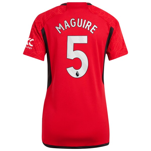 Harry Maguire Manchester United adidas Women's 2023/24 Home Replica Player Jersey - Red/Green