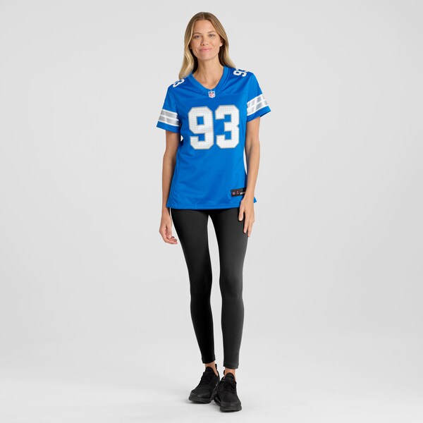 Josh Paschal Detroit Lions Nike Women's Team Game Jersey -  Blue
