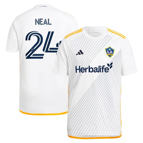 Jalen Neal LA Galaxy adidas 2024 Angeleno Kit Replica Player Jersey - White/Green