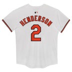 Gunnar Henderson Baltimore Orioles Nike Preschool Home Game Jersey - White