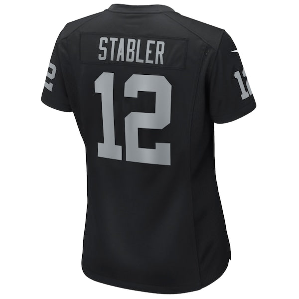 Ken Stabler Las Vegas Raiders Nike Women's Game Retired Player Jersey - Black