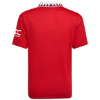 Manchester United adidas Youth 2022/23 Home Replica Blank Jersey - Red
