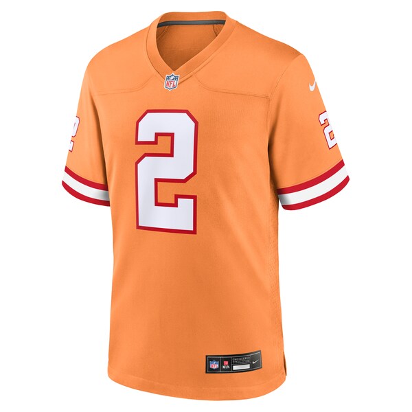 Kyle Trask Tampa Bay Buccaneers Nike Throwback Game Jersey - Orange/Red