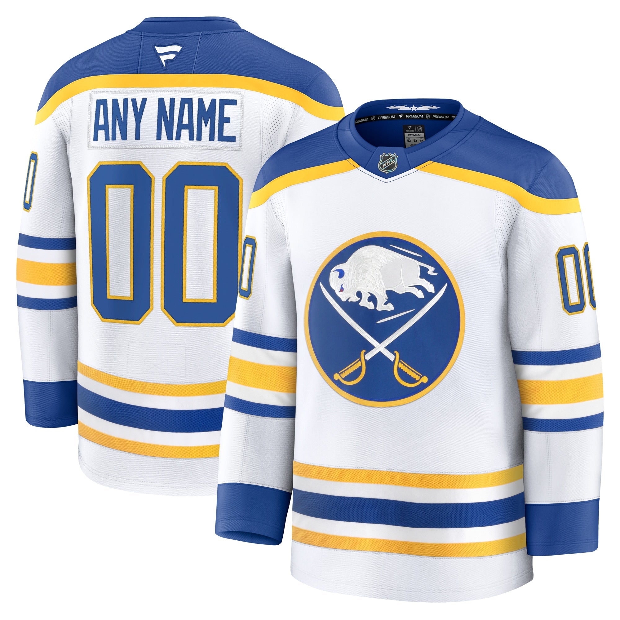 Buffalo Sabres  Home Premium Custom Jersey - Royal/Black/White