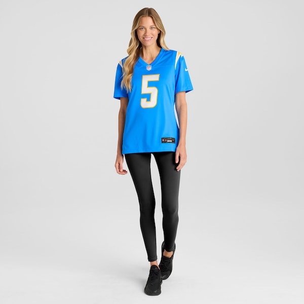 Trey Lance Los Angeles Chargers Nike Women's Team Game Jersey -  Powder Blue