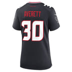 Anthony Averett Houston Texans Nike Women's Team Game Jersey -  Navy