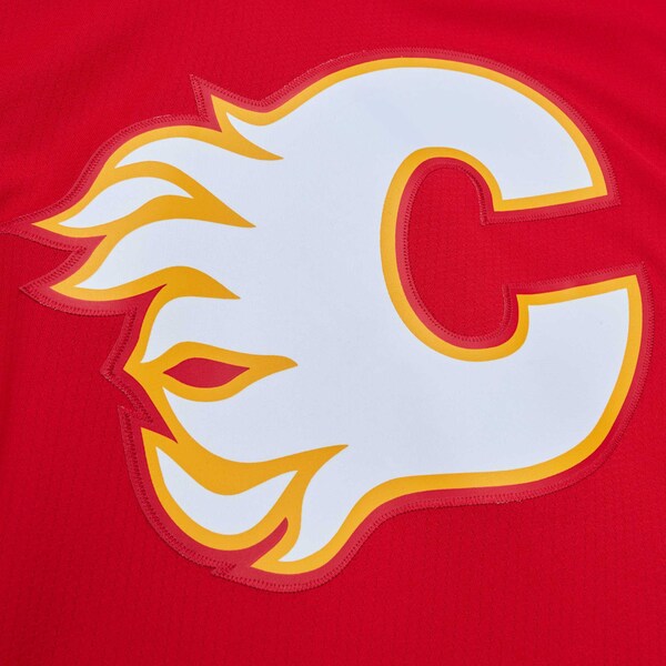 Theoren Fleury Calgary Flames  1988/89 Blue Line Player Jersey - Red