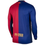 Barcelona Nike 2024/25 Home Long Sleeve Replica Jersey - Royal