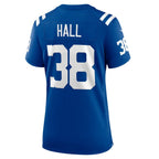 Darren Hall Indianapolis Colts Nike Women's  Game Jersey -  Royal
