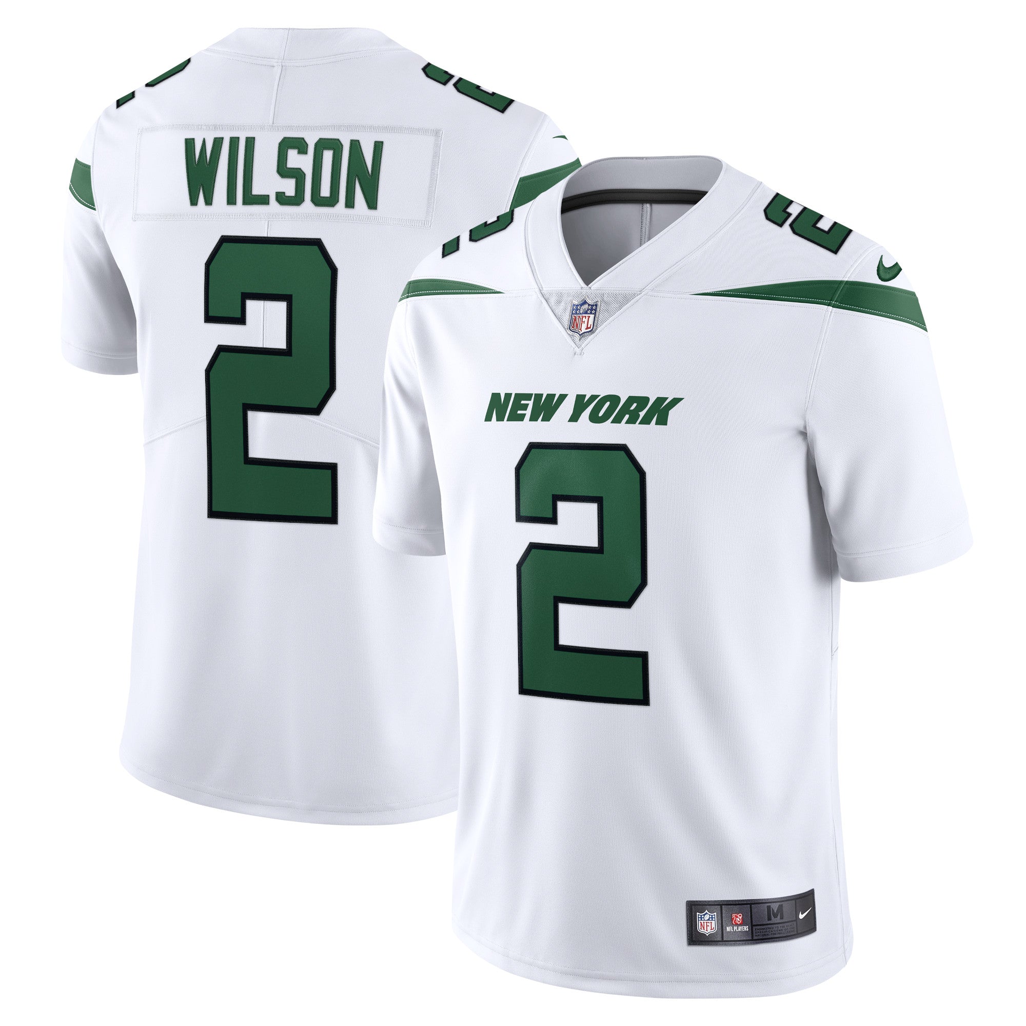 Zach Wilson New York Jets Nike Vapor Limited Jersey - Gotham Green/Black/White