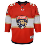 Florida Panthers Youth Home Premier Custom Jersey - Red
