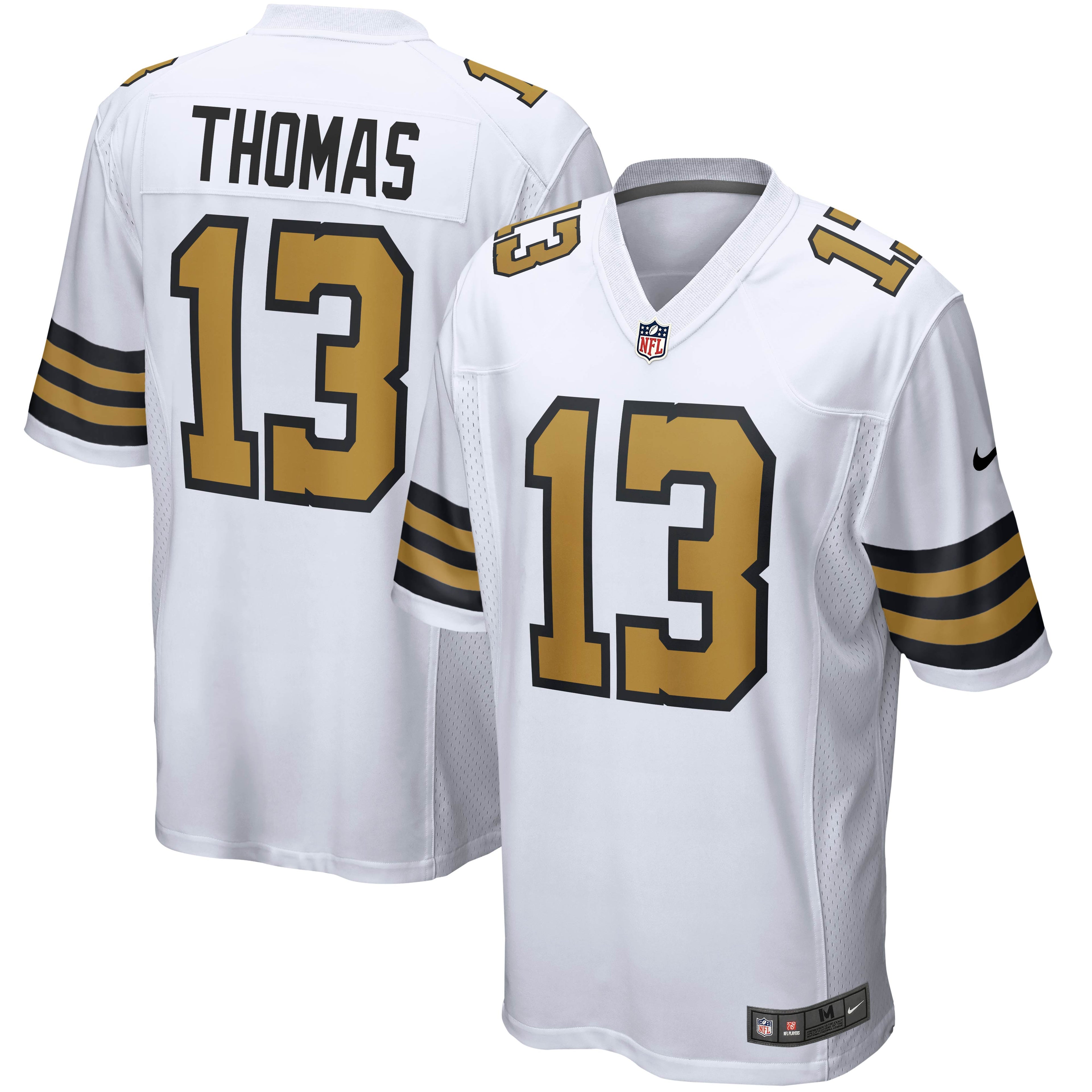Michael Thomas New Orleans Saints Nike Team Color Game Jersey - Black/White