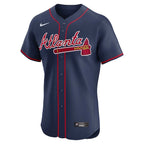 Atlanta Braves Nike Alternate Elite Jersey - Navy