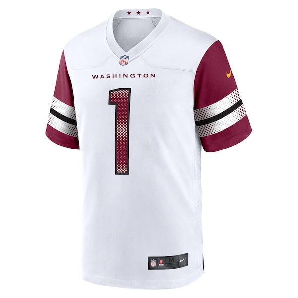 Jayden Daniels Washington Commanders Nike 2024 NFL Draft First Round Pick Player Game Jersey - White