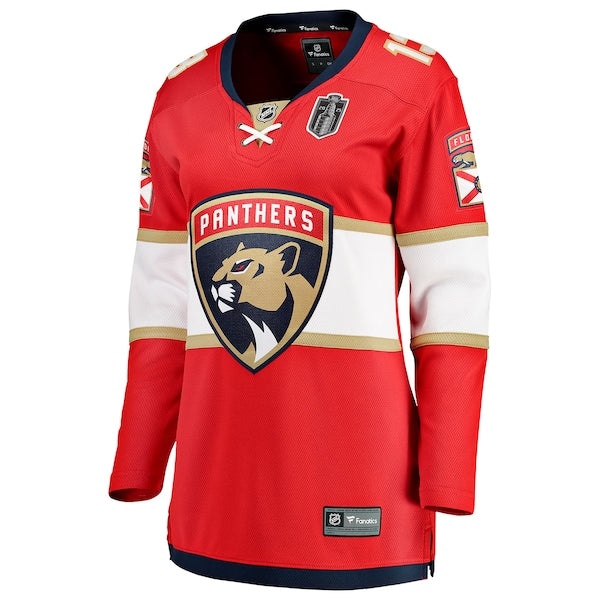 Sam Reinhart Florida Panthers  Women's 2025 Stanley Cup Final Home Breakaway Player Jersey - Red