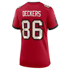 Evan Deckers Tampa Bay Buccaneers Nike Women's  Game Jersey -  Red