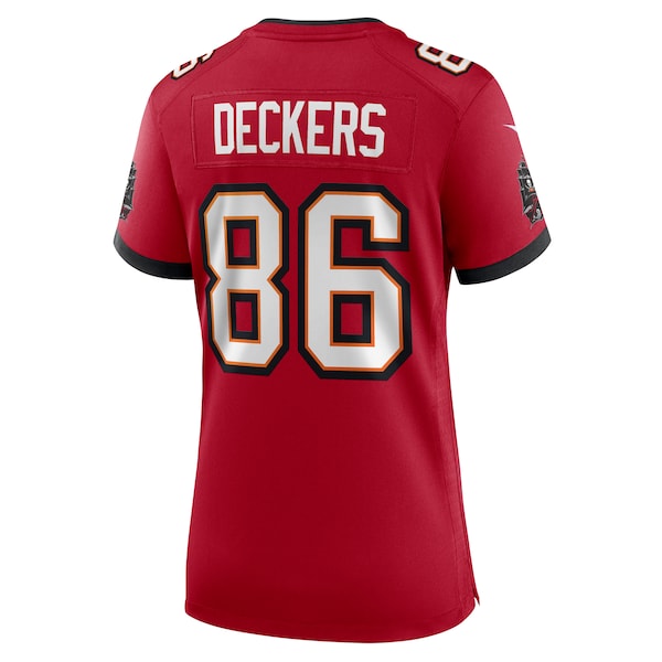 Evan Deckers Tampa Bay Buccaneers Nike Women's  Game Jersey -  Red
