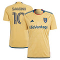 Jefferson Savarino Real Salt Lake adidas 2023 The Beehive State Kit Replica Player Jersey - Gold