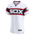 Chicago White Sox Nike Alternate Vapor Premier Elite Patch Jersey - White/Black