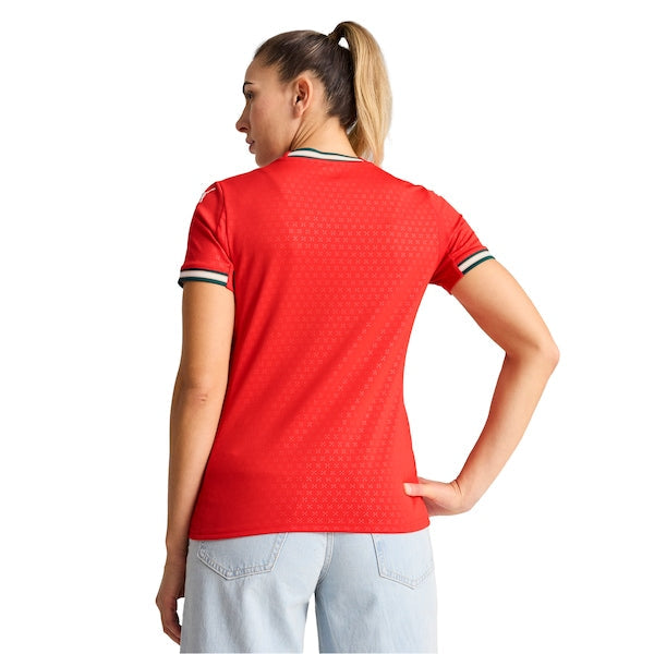 Portugal National Team Puma Women's 2025 Home Replica Jersey - Red/White