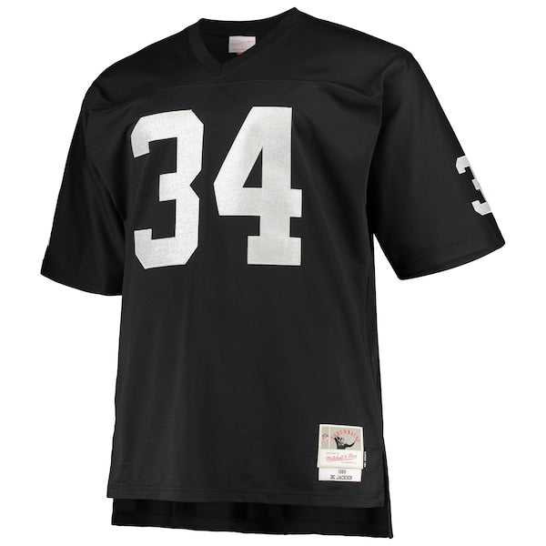 Bo Jackson Las Vegas Raiders Big & Tall 1988 Retired Player Replica Jersey - Black/White