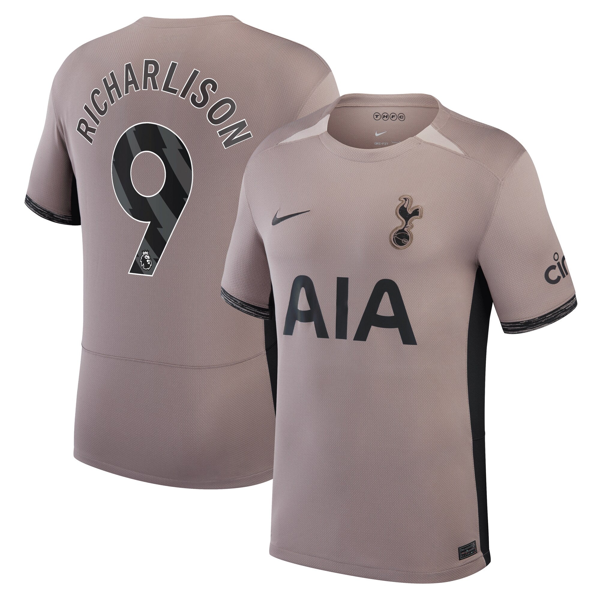 Richarlison Tottenham Hotspur Nike Home 2023/24 Replica Player Jersey - White/Tan