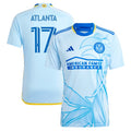 #17 Atlanta United FC adidas 2024 The Resurgens Kit Replica Player Jersey - Light Blue