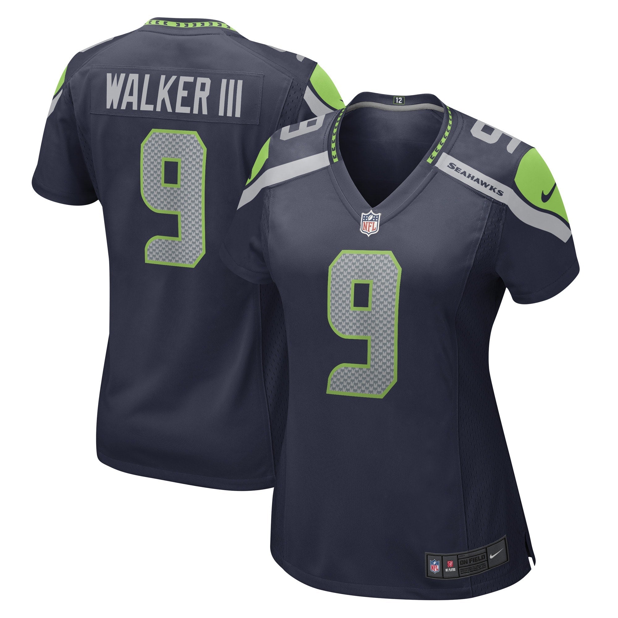 Kenneth Walker III Seattle Seahawks Nike Women's Player Jersey - Royal/Navy