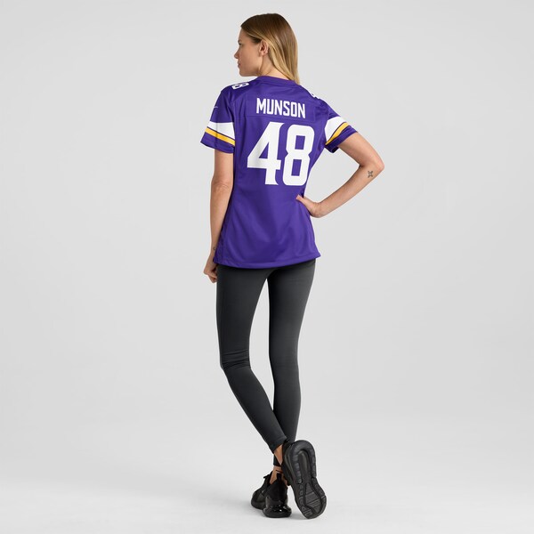 Calvin Munson Minnesota Vikings Nike Women's  Game Jersey -  Purple