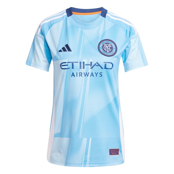 Tayvon Gray New York City FC adidas Women's 2025 The Excelsior Kit Replica Player Jersey - Light Blue