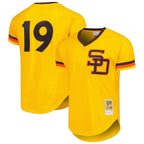 Tony Gwynn San Diego Padres 1982 Authentic Cooperstown Collection Mesh Batting Practice Jersey - Gold