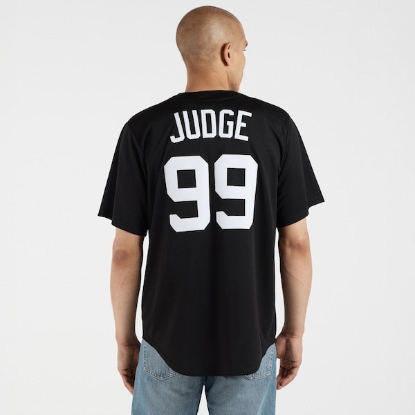 Aaron Judge New York Yankees Nike Lights Out Replica Player Jersey - Black