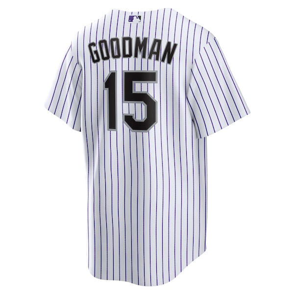 Hunter Goodman Colorado Rockies Nike  Youth Home Replica Jersey - White