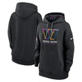 Washington Commanders Nike Women's 2024 NFL Crucial Catch Club Pullover Hoodie - Black