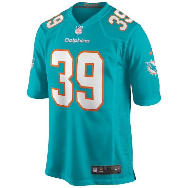 Larry Csonka Miami Dolphins Nike Game Retired Player Jersey - Aqua/White