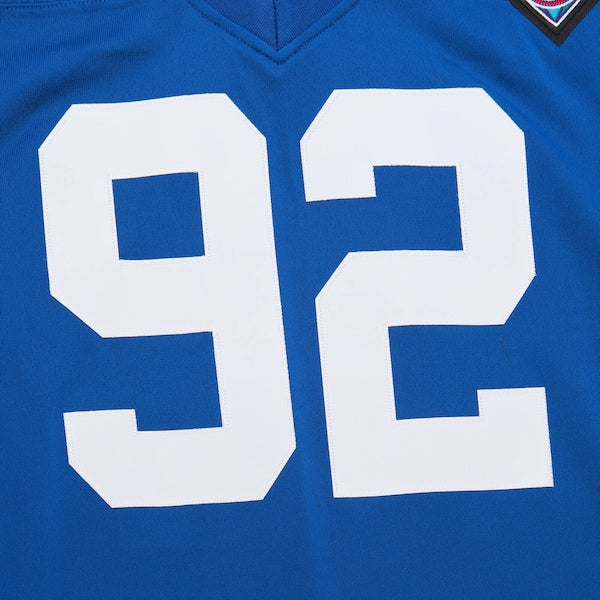 Michael Strahan New York Giants 1994  Authentic Throwback Retired Player Jersey - Royal