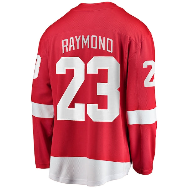 Lucas Raymond Detroit Red Wings  Home Breakaway Player Jersey - Red