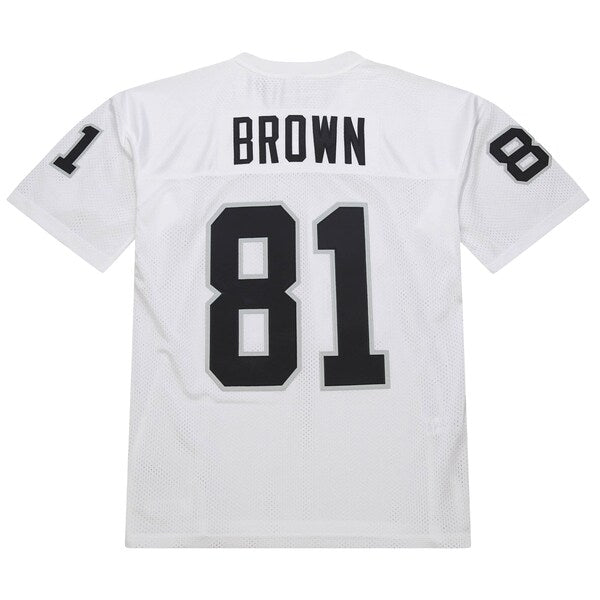 Tim Brown Las Vegas Raiders 1994  Authentic Throwback Retired Player Jersey - White